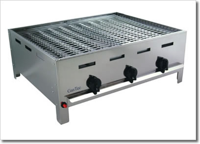 Gas-Grill Tischmodell zur Miete
